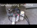 Пескоструй низкого давления своими руками . sandblasting machine .