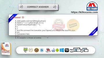 1Z0-853 - Java Standard Edition 5 Programmer Certified Professional Practice Test by Killexams.com