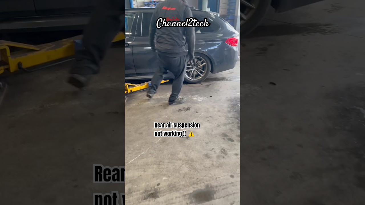 BMW rear air suspension fault ⚠️ 