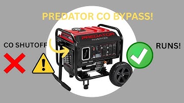 Predator Generator 3650 | Carbon Monoxide Malfunction | Shutdown Problem Solved!