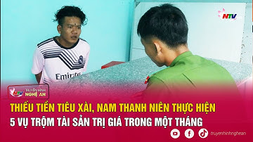 Thiếu tiền tiêu xài, nam thanh niên thực hiện 5 vụ trộm tài sản trị giá trong một tháng