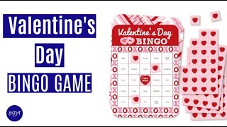 Conversation Hearts Bingo Cards - Valentine's Day Party Game Idea | Big Dot of Happiness