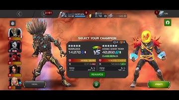 Recursion Uncollected Difficulty (Low Skill) VS All Boss Fight - Marvel Contest Of Champions