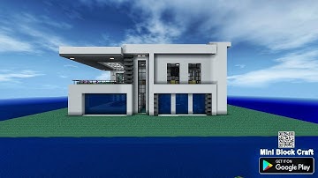 Modern house Design  #46 Mini block craft 3D