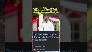 Pasokan Nafta #bahlillahadalia #nafta