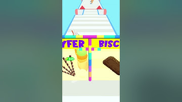 Ice Cream Stack Runner #satisfyingvideo #satisfying  #android #viral #shorts #gaming  #fyp #games #