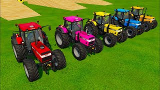the most powerful and latest agricultural tractors *🔥&farming simulator* flatbed car carrier✨