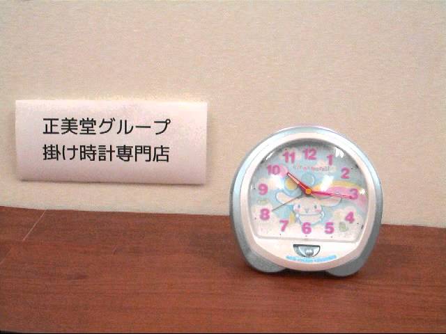 SEIKO セイコー キャラクター シナモロール目覚まし時計【CQ115L