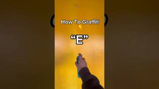 How To Graffiti Letter “E” 👈 #Graffiti