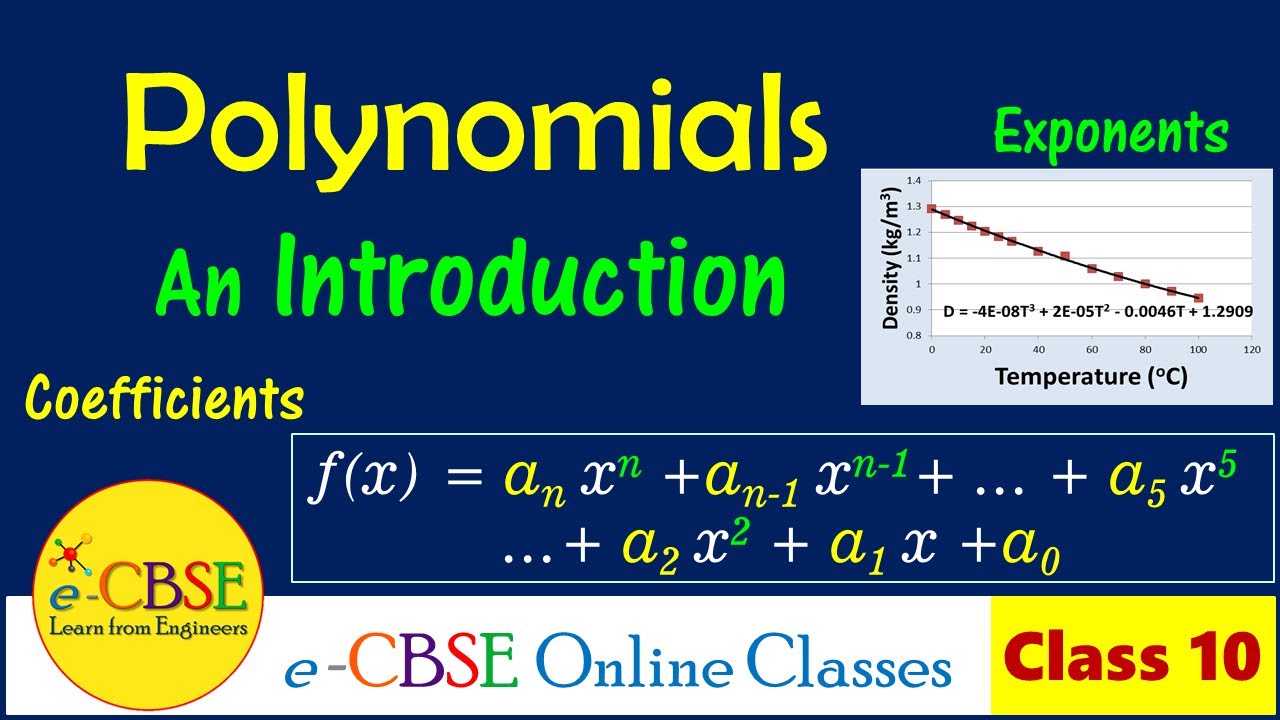 polynomials ppt presentation class 10