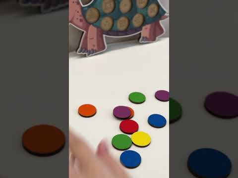 Дерев'яна гра "Черепаха з цифрами" Познавалка, видео 1