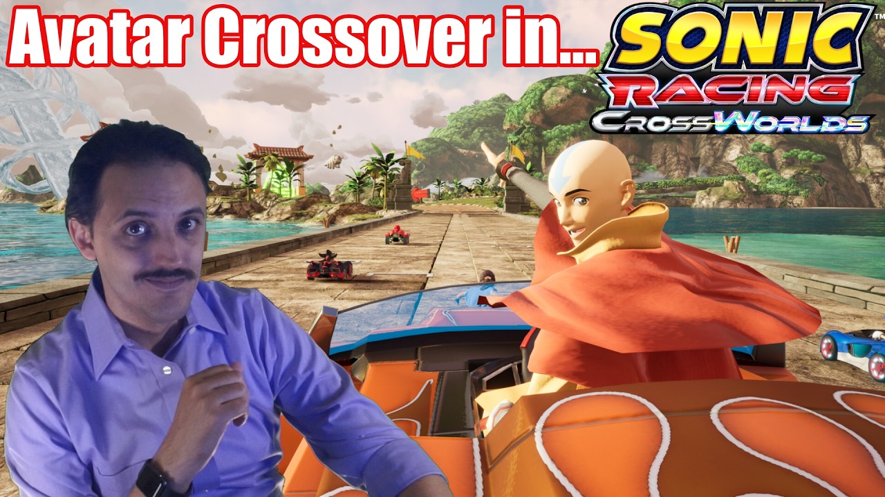 Avatar DLC in Sonic Racing: CrossWorlds | Aaron Reacts #AvatarCrossworlds #SEGAPartner #ad