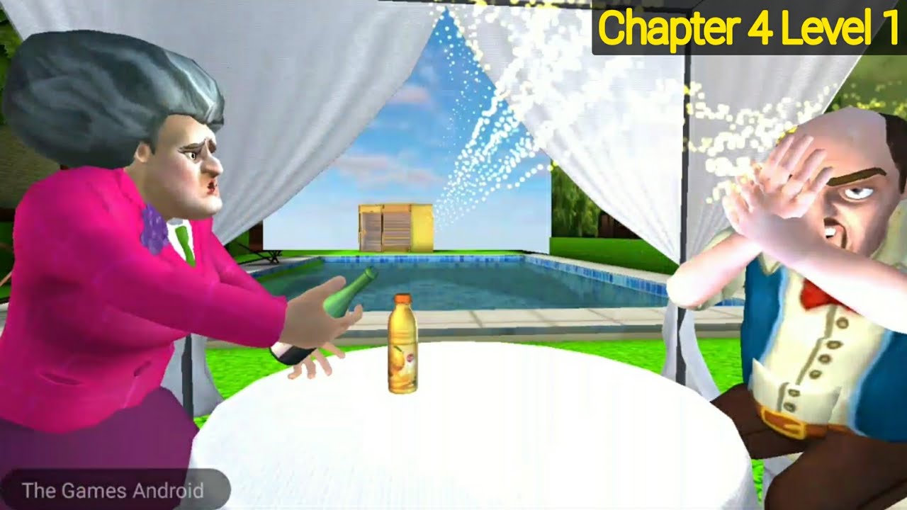 Scary Teacher 3d Chapter 4 Level 1 Poppin Bottle | ios Android Gameplay Walkthrough