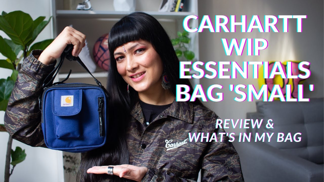 WHAT'S IN MY BAG  CARHARTT WIP ESSENTIALS BAG 'SMALL' REVIEW