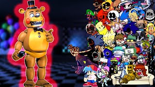 FNF Join The Band (VS Freddy) But Everyone Sings It  Vs Five Nights at Freddy's 2 (FNF Mod/FNaF 2)