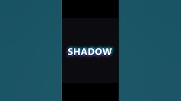 ✨ Shadow Morphing Text Animation | HTML & CSS Only