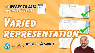 16 Weeks of SATs - Arithmetic - Week 1 - Lesson 3 - Varied Representation