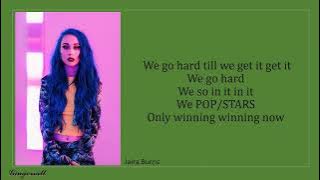 Lyric video KDA - POPSTARS (ft. Madison Beer, (G)I-DLE, Jaira Burns)