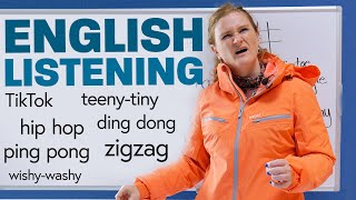 English Listening Practice: TikTok, ding-dong, hip hop, teeny-tiny