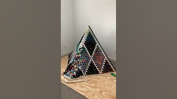 3D Domino Half Pyramid