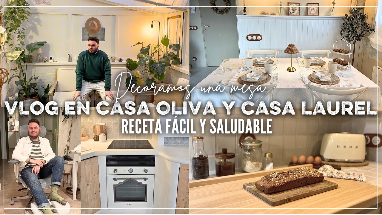 TOUR POR LAS TERRAZAS 🏡 DECORACIÓN de una MESA 👌🏼 BANANA BREAD FÁCIL y SANO 🥧 Vaya regalito 😍 VLOG 🥰