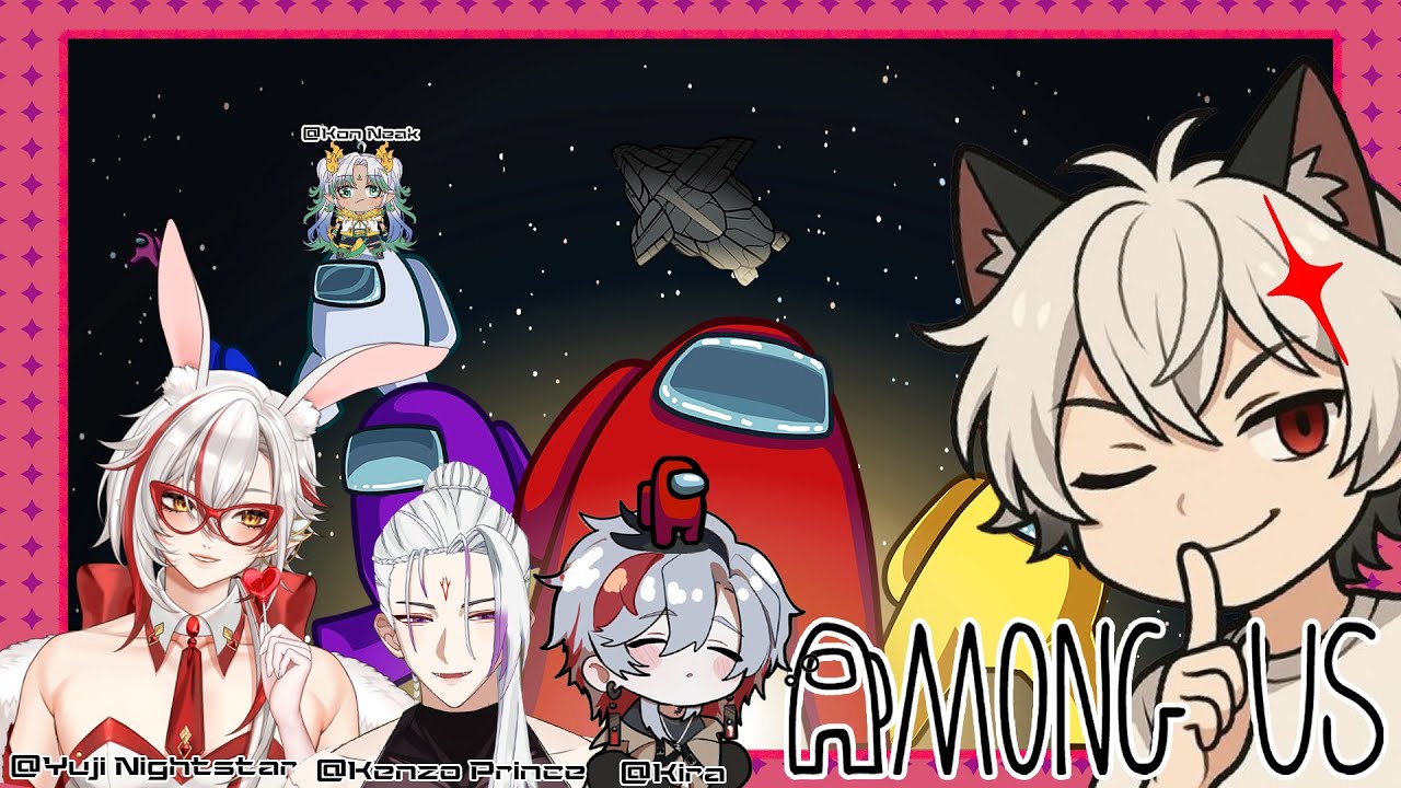 🐺 [ Among us ] 🐺Cambodian VTuber Collaboration! | Zaniji