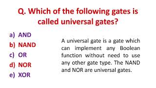 UNIVERSAL GATES IN DIGITAL