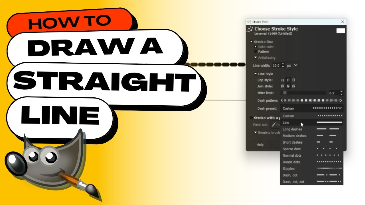 How To Draw Line Drawing In Gimp