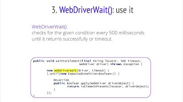 Selenium 2 WebDriver Waits and AJAX wait Best Practices