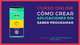 Crear Aplicaciones No CODE - Capítulo 13 - Anclado de módulos en el menú screenshot 5
