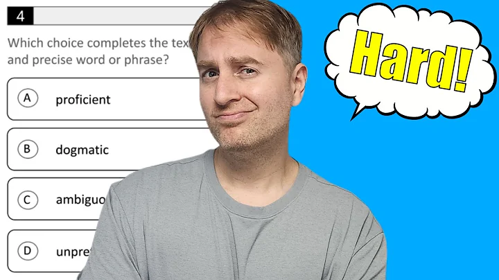 2025 SAT Prep: Can You Solve the 8 Hardest Vocab Questions on the Digital SAT?