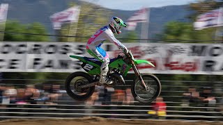 SOUND ON! Jeremy McGrath Races a Kawasaki KX125 TwoStroke!