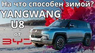 Что может зимой YangWang U8? ЯнВан вам не ЯнгВанг ю8. #yangwang #byd #u8 #авто #auto #yangwangu8