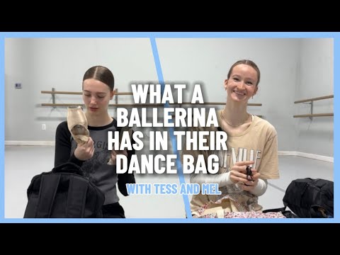 WHAT A BALLERINA HAS IN THEIR DANCE BAG !! @melanie_mcintire @tessa_rivadulla #ballet #ballerina