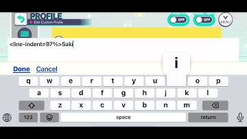 A tutorial ￼on how to make the text in project sekai move and shake (custom profile)￼