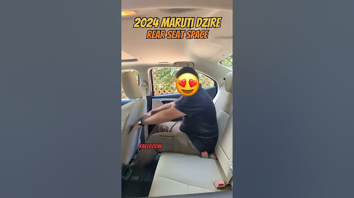 2024 Maruti Dzire Rear Seat Experience! #dzire2024