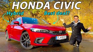 Is the new Honda Civic the best price performance car? 2023 e:HEV Hybrid driving REVIEW
