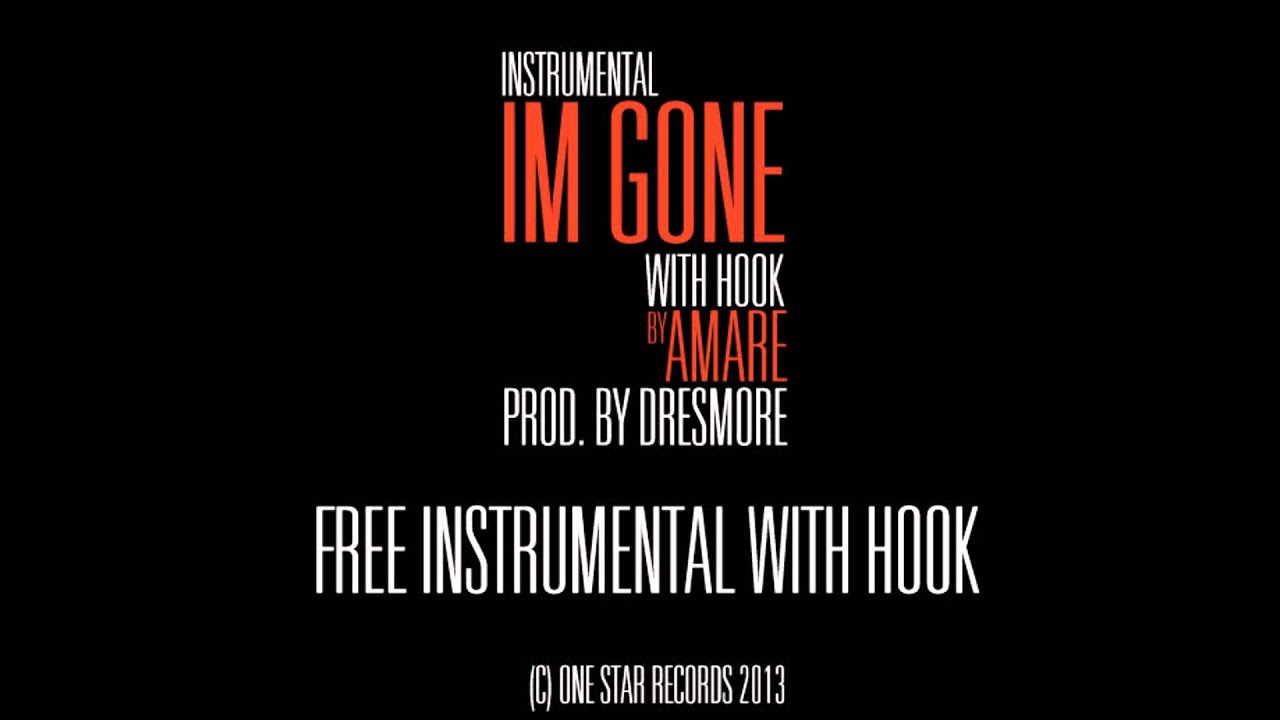 Watch *FREE INSTRUMENTAL w/HOOK* - Im Gone feat. Amare - PROD.BY DRESMORE - @ThisIsAmare on YouTube Watch *FREE INSTRUMENTAL w/HOOK* - Im Gone feat. Amare - PROD.BY DRESMORE - @ThisIsAmare on YouTube