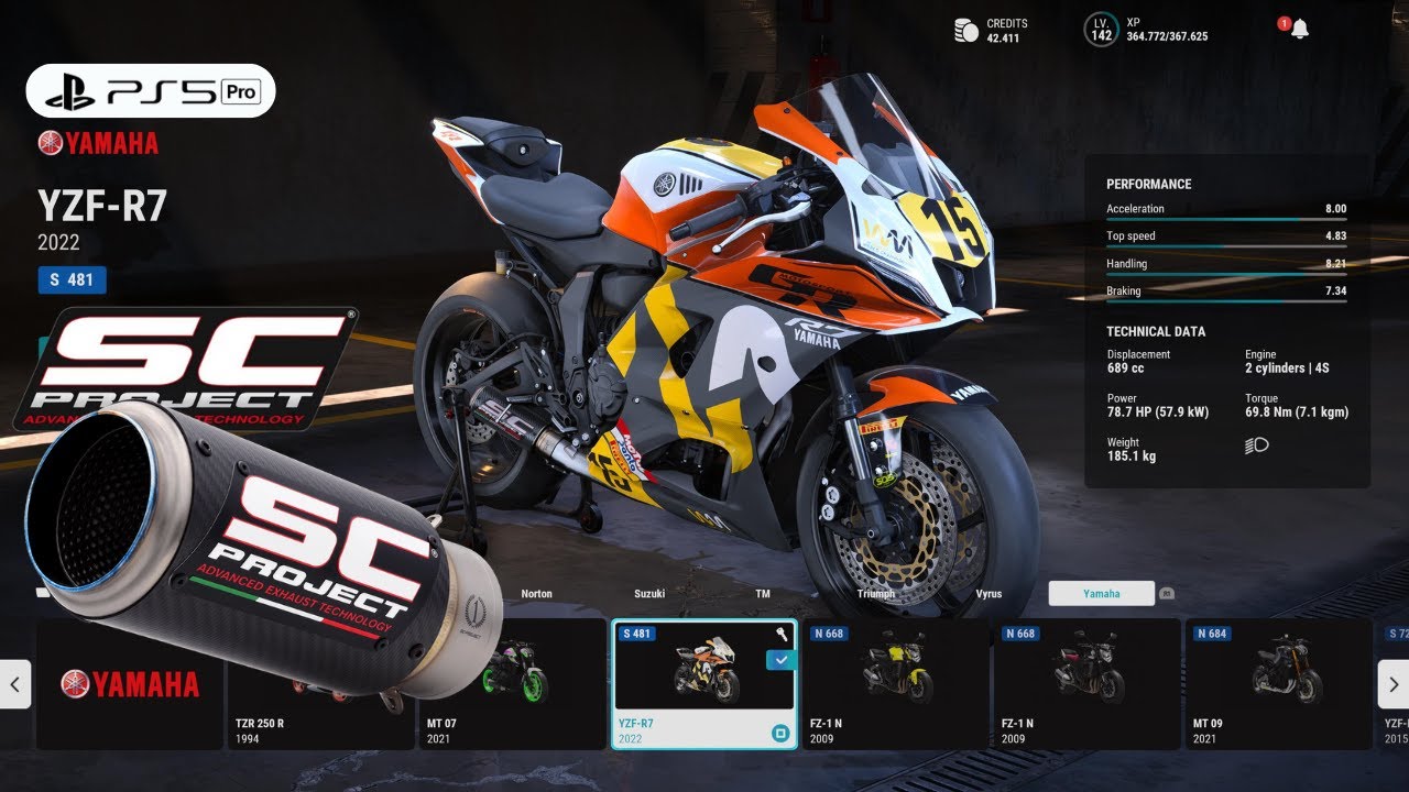 RIDE 5 | Customize World WCR Yamaha R7 Race Gameplay [4K PS5 Pro] - YouTube