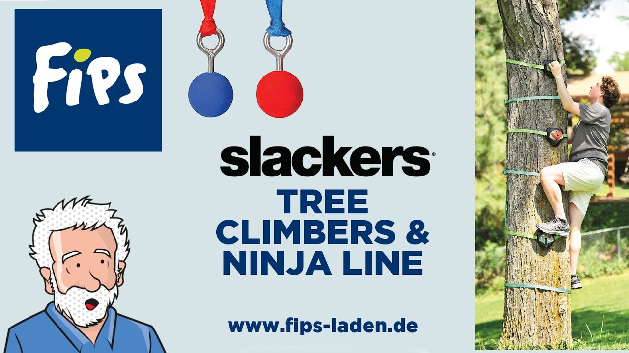 Slackers TreeClimbers und NinjaLine im FipsTest - YouTube