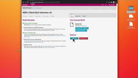 How to upload forms to ODK Central