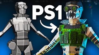 How to Create PS1 Style Characters in Blender