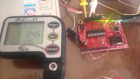 MSP430 LaunchPad with ANT+ SRM data sender (power & offset)