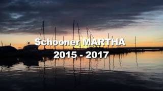 My trips on the Schooner MARTHA 2015 - 2017