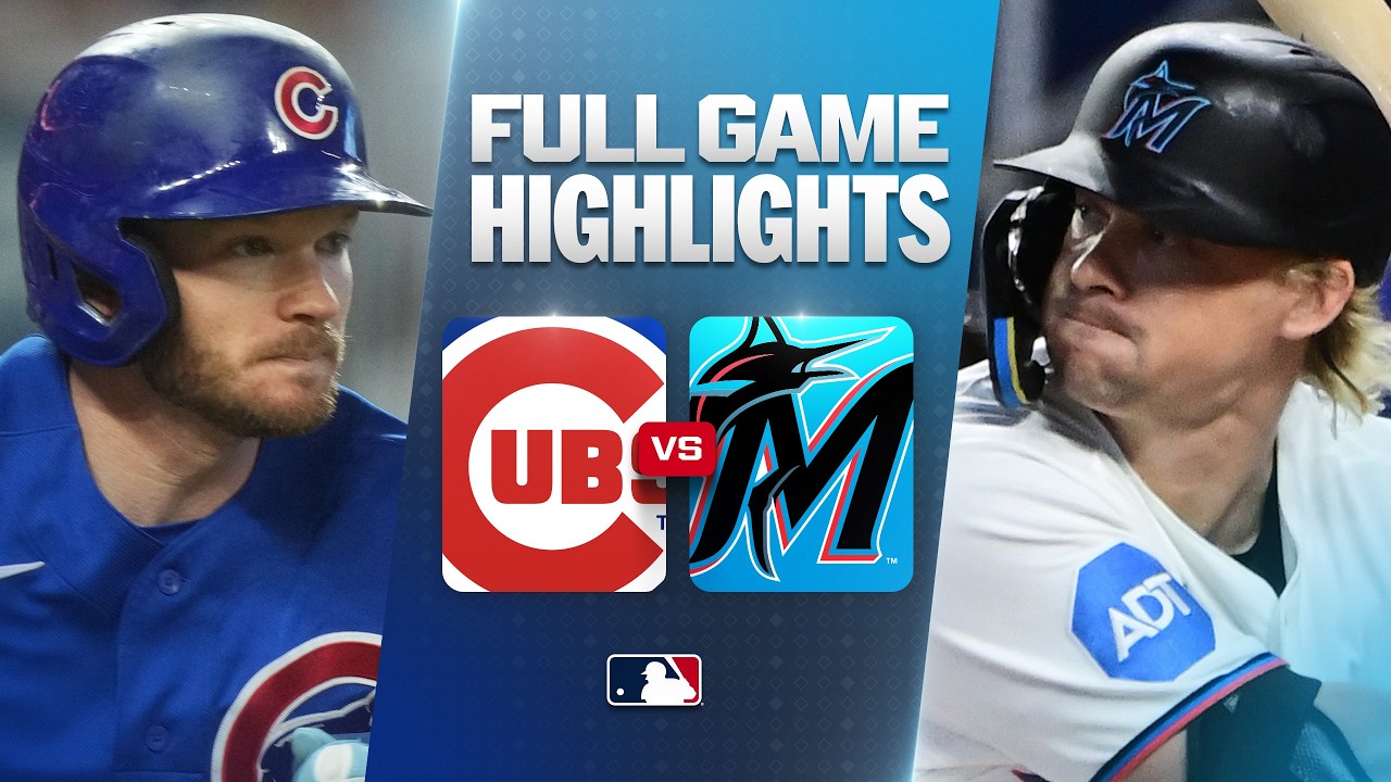 [MLB] 시카고 컵스 6 : 5 마이애미 말린스 경기 결과·하이라이트