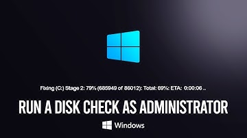 How To Run A Disk Check In Windows 10 Using The Command Promp