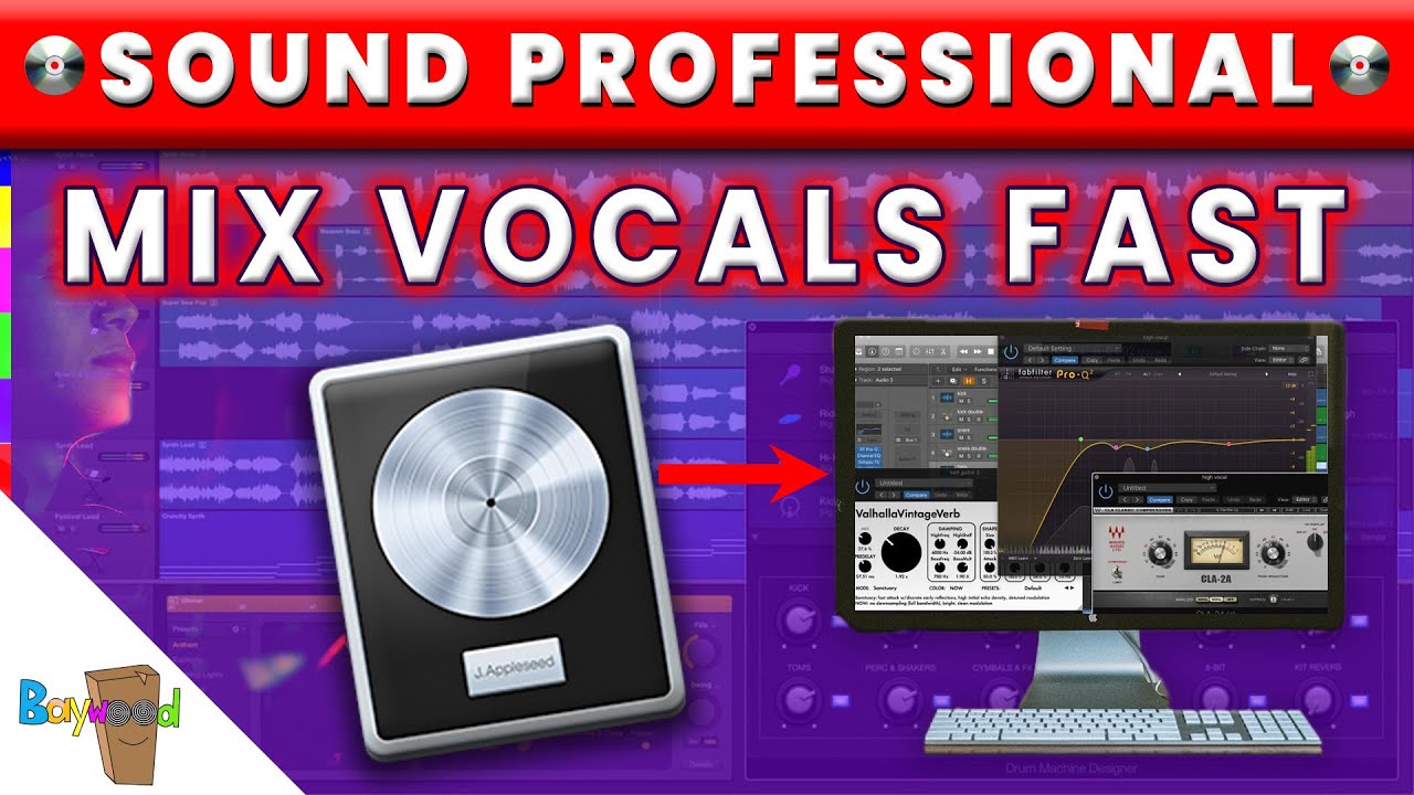 Full Vocal Mix And Master In 90 SECONDS Logic Pro X YouTube