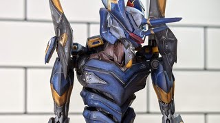 RGエヴァンゲリオンMark.6を浮かせて飾りたい　EVANGELION【ガンプラ兄妹】