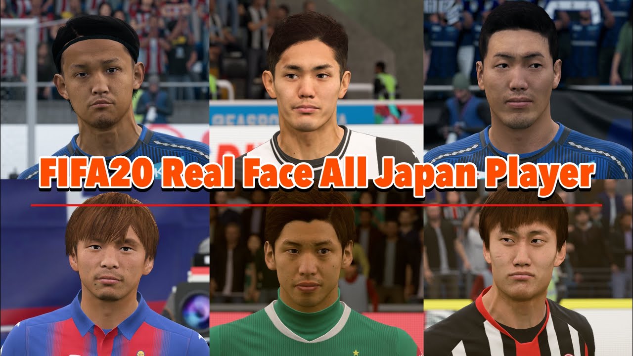 Fifa Real Face All Japan Player Youtube