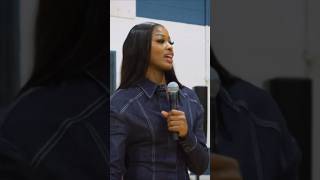 Rickea Jackson visits high school for NBA Cares program | Los Angeles Sparks WNBA women's basketball